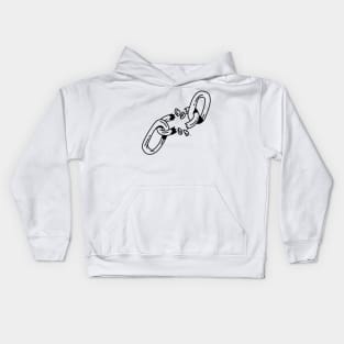 broken chain Kids Hoodie